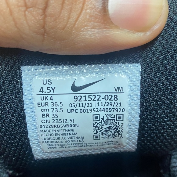 Nike Air Max 97 Women’s Running Sneakers “Black University Red” Size 6 - Picture 16 of 16